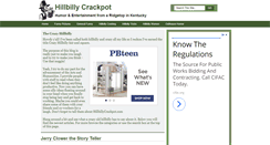 Desktop Screenshot of hillbillycrackpot.com